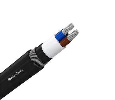 Multi core aluminum XLPE SWA low voltage armoured cable
